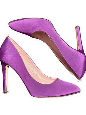 SJP Lady Purple Pumps Heels EU 38.5 Made in Italy
